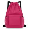 1Pc Outdoor Swimming Fitness Training Bag Solid Color Simple Lightweight Travel Backpack Leisure Lightweight Sports Basketball Bundle Mouth Bag