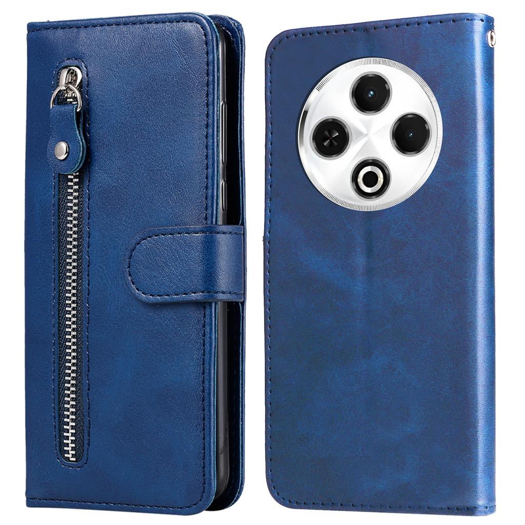 For TECNO Spark 30 4G Case Zipper Wallet Calf Texture PU Leather Phone Cover