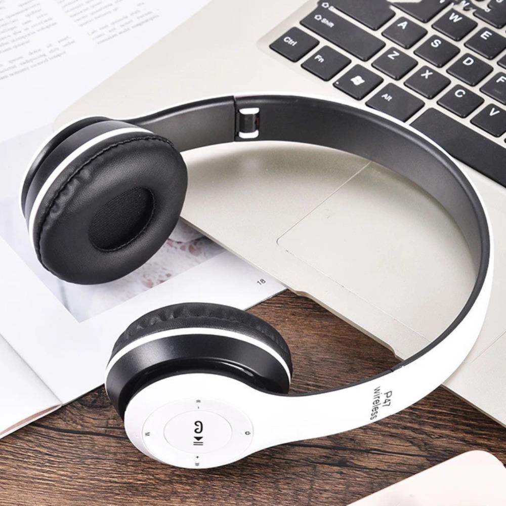 Head Mounted P47 Bluetooth Headset HiFi Sound P47 Wireless Headset Fashion P47 Headphone  Sports