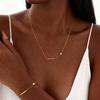 Stainless Steel Gold Plated Chain Bracelet for Women, Shiny CZ Zircon Charm Hand Jewelry, Fashion Dainty Gift
