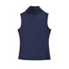 Women's Sleeveless High Neck Slim Fit Summer Vest