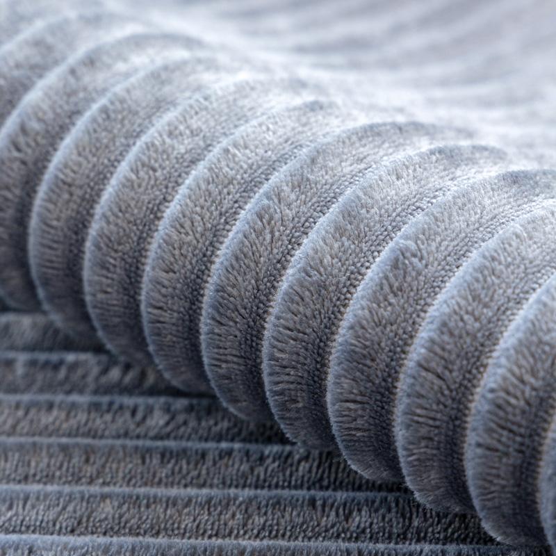 Pruhy Jacquard Umělá králičí kožešina Protiskluzový plyšový potah na pohovku Immation Fur Couch Potah na polštář do obývacího pokoje Teplý přehoz