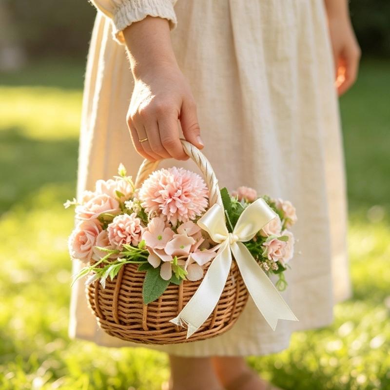 Traditional Handmade Willow Basket Versatile Usage as Flower Holder or Stylish Home Organizers Willow Storage Basket