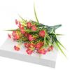 Artificial Flowers Bundle UV-Resistant Faux Plants Non-fading Fake Flowers for Home Vase Basket Window Box Outdoor Decoration