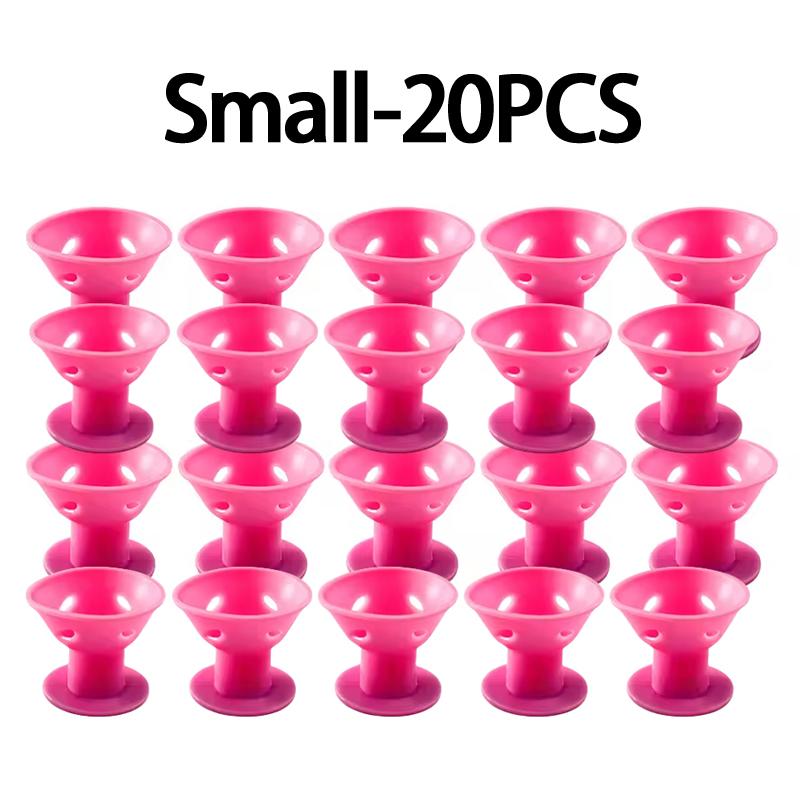 10/20PCS Mushroom Bell Curler Sleeping Curl Perm Free Curl Artifact Heatless Hair Roller Curler