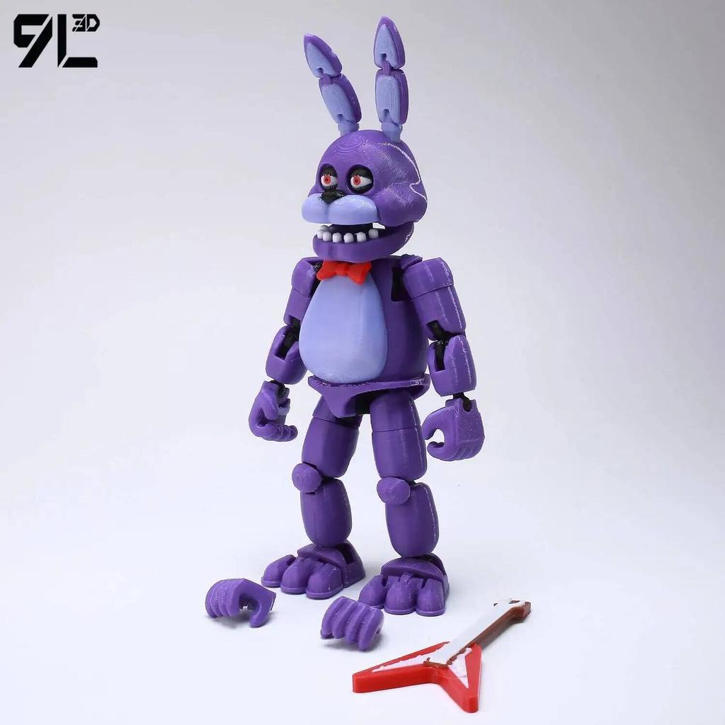 9L3D Imprimé Nightmare Freddy Titan13 FNAFs L'Harem de Minuit de l'Ours Five Nights Articulation Mobile Amovible Périphérique de Jeu Jouet pour Garçon
