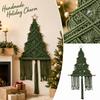 Handwoven Christmas Tree Tapestry Wall Hanging Holiday Home Decoration for Living Room Bedroom
