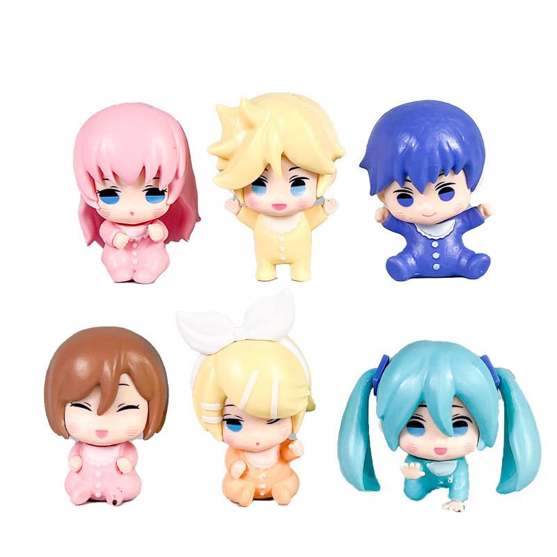 Hatsune Miku Pvc Action Figures Model Toys Cartoon Desktop Gifts Decoration