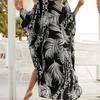 Oversized Bikini Cover-ups Boho Loose Maxi Dress Casual Long Dress Beachwear  For Women