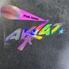 1PC AK47 Laser Motorcycle Sticker Waterproof for Motorbike Helmet Fuel Tank Scooter Decoration Car Window Universal Vinyl Decals