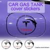 WHAQY1 Car Fuel Tank Cap Decoration Sticker Model 3 Model S Model X Model Y Roadster Coil Mod WYE K80 Auto Exterior Decals For