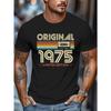 European Sizes 1975 LIMITED EDITION Men'S Summer Short Sleeve T-Shirt