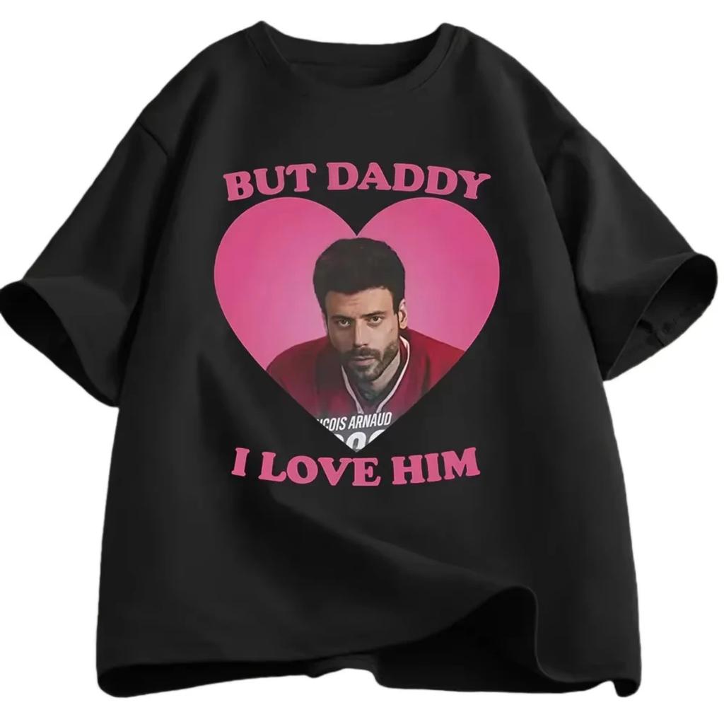 Rivalry Heated Scott Hunter But Dad I Love Him T-shirt 2026 Summer Men's Women's Luxury Fashion Men's T-shirt Street Wear Y2K
