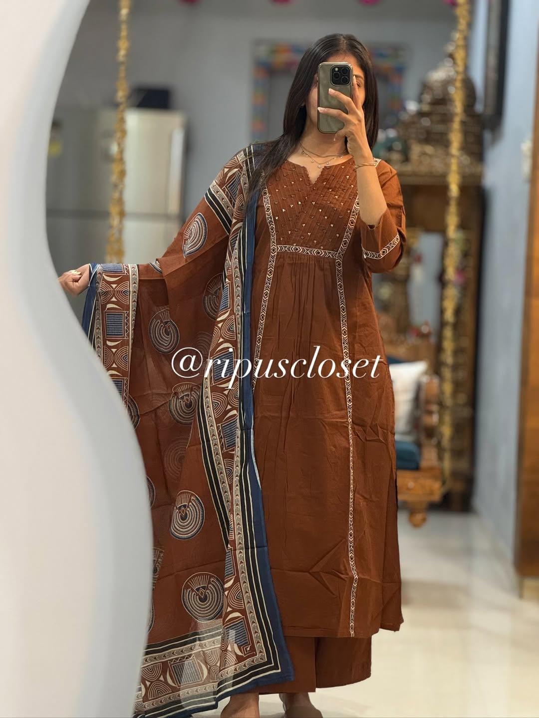 Party Wear Designer Top Tunic Kurta Pant Dupatta Set Indian Women Bollywood Salwar Suit Kurti M оранжевый