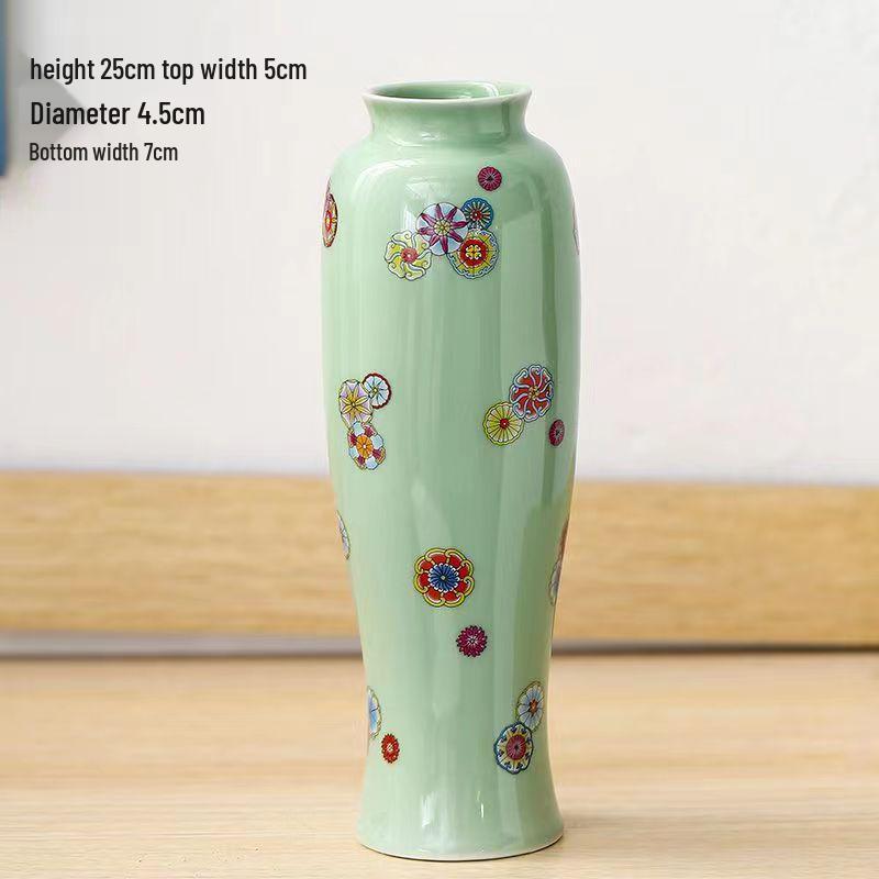 Antique Blue and White Chinese Porcelain Vase - European & American Handicraft for Flower Arrangements