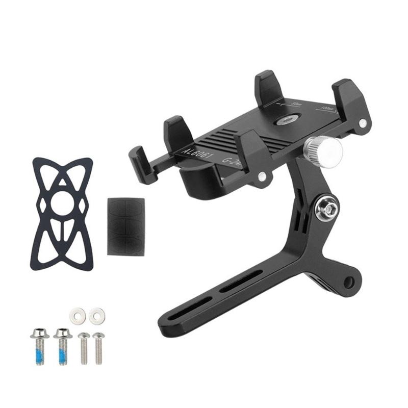 

Aerodynamic Aluminum Alloy Bicycles Phone Clip Bike Handlebar Integrated Phone Holder For Ergonomic Underbar Positioning