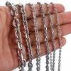 3mm/4mm Punk Gothic Cool Silver Color Choker Metal Collar Link Chain Stainless Steel Necklace