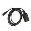 Type C to Cigarette Lighter Adapter 4.9ft Long 15V3A 45W Stable Output USB C to Lighter Cable for Car Vehicle