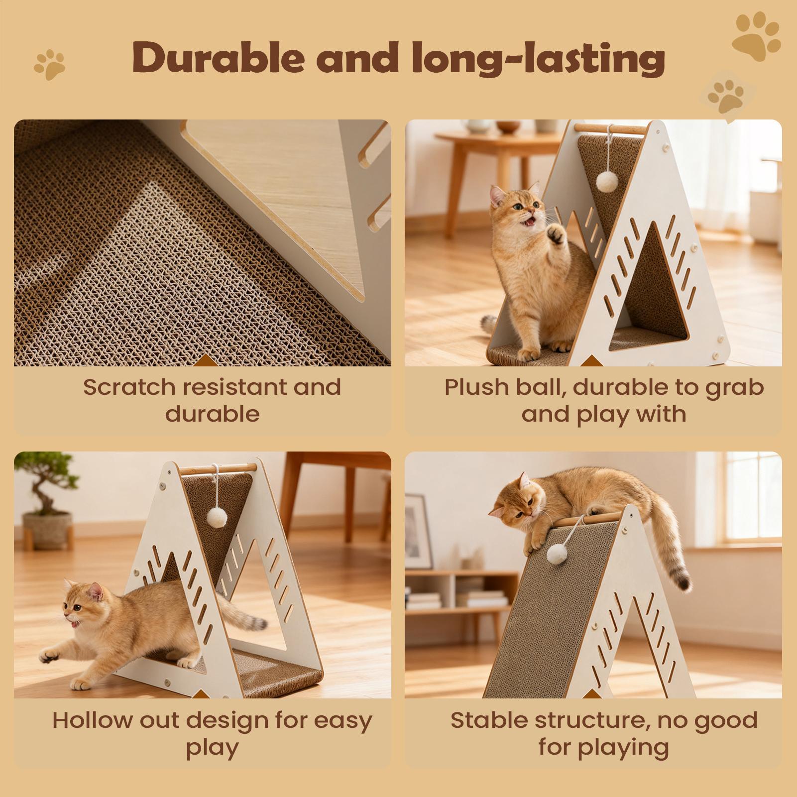 

Scratching Post Detachable Furniture Protector Modern Cat Scratcher Large Scratch Board For Kitten Pet Indoor Boredom Play China Mainland