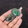 Cuprite Chrysocolla Pendant 925 Sterling Silver Pendant Gemstone Jewelry Vintage Pendant Handmade Ethnic Pendant Gift For Mom Dainty Jewelry