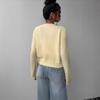 Women's Long Sleeve Knit Cardigan - Soft, Short, Loose, Slimming Autumn/Winter 2025