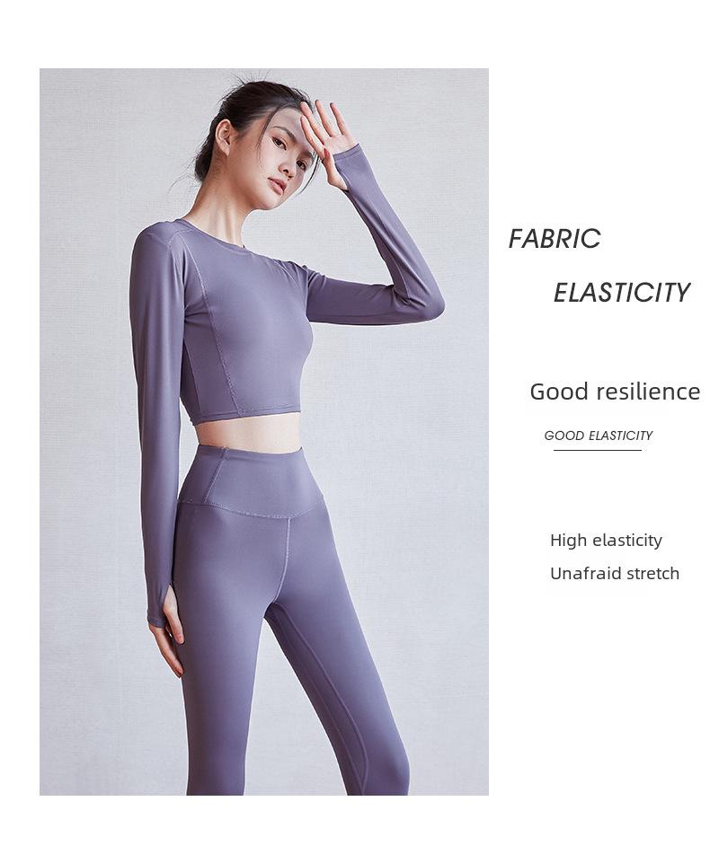 Juyitang Women's Summer Slim Fit Sexy Yoga & Running Sports Suit
