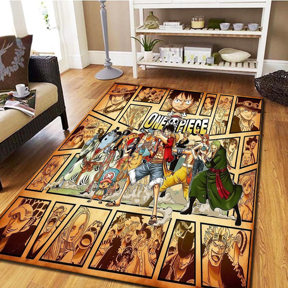 One Piece Poster Carpet - Living Room Bedroom, Home Decor Cool Movie Mat Play Floor Mat -HE129