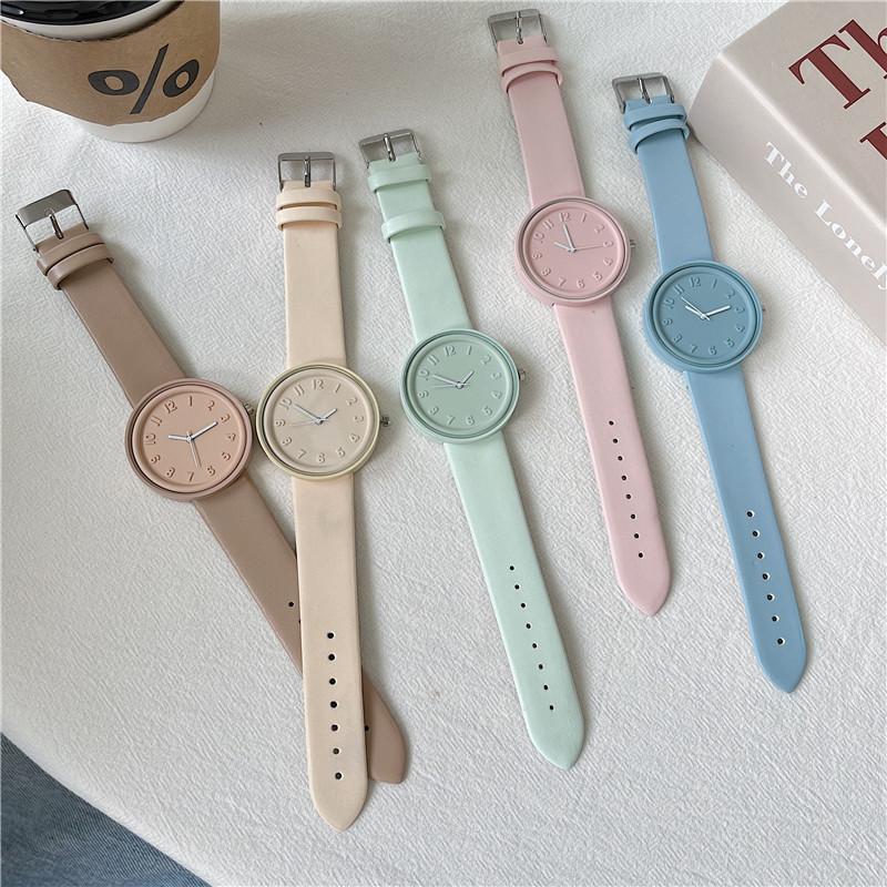 Minimalistischer Stil Mädchen Mode Quadratisch Einfache Uhr Temperament Hoher Wert Mittelschüler Quarz Damen Uhr