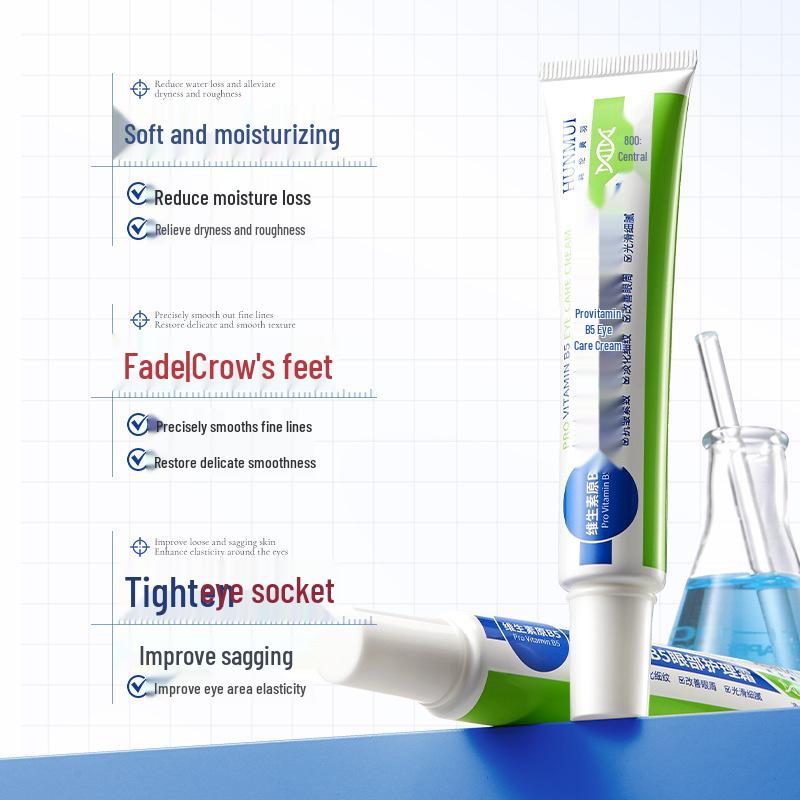 Vitamin B5 Anti-Wrinkle Eye Cream for Dark Circles & Brightening