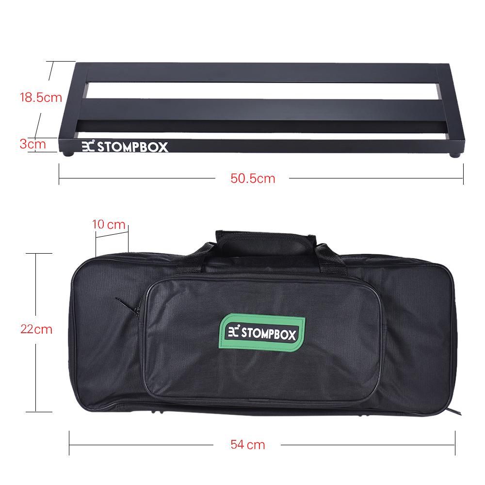 Buy Portable Guitar Effect Pedal Board Pedalboard Aluminum Alloy with