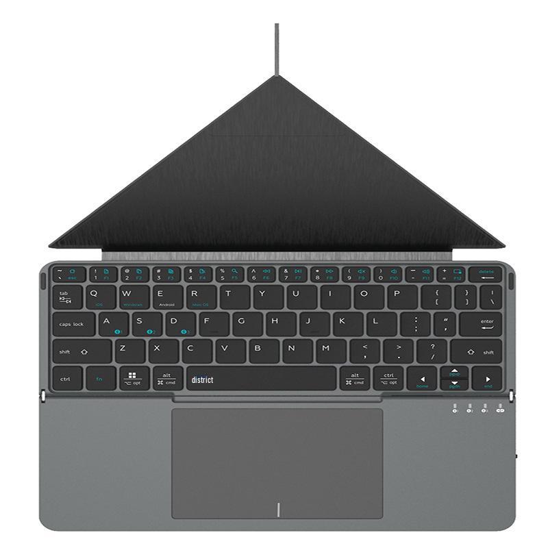 Multi-Functional Detachable Leather Touch Foldable Office Keyboard