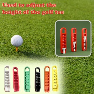 Golf Topu Tee Kaldırıcı 3D Baskılı Dekoratif Süs Golf Tutkunları İçin Benzersiz Hediye