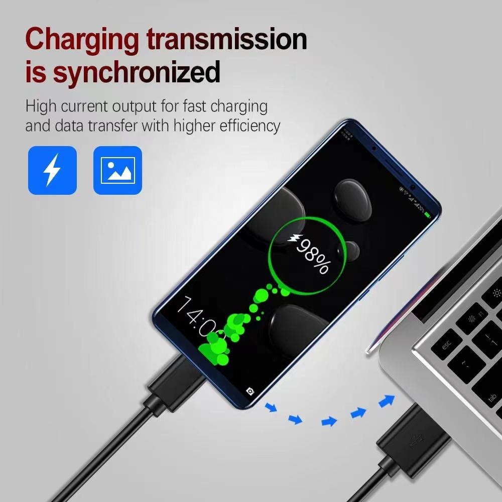 Data Usb Cables Fast Charge Mobile Phone Micro Android Usb C Cable 2.4a C-type V8 Type C Charging Usb Data Cable for Phone