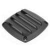 3in Marine Air Vent Grille Ventilation Ducting Louver Cover Black Plastic for Yacht