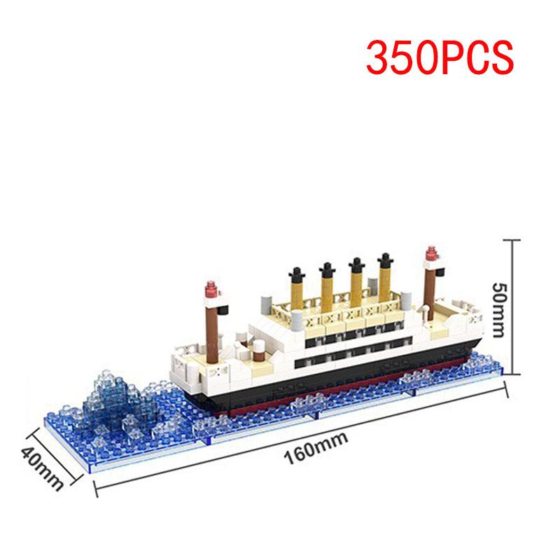 

Titanic Micro Mini Building Blocks Assembly Toy Cruise Ship Brick Model DIY Toys Boat Kids Kit Educational Toy Gift
