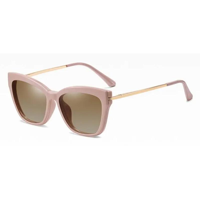 Cat Eye Mode Myopie Zonnebril Dames Groot Merk Sterkte Bril Anti Blauw Licht Optische Bijziendheid Bril Myopia -2.25