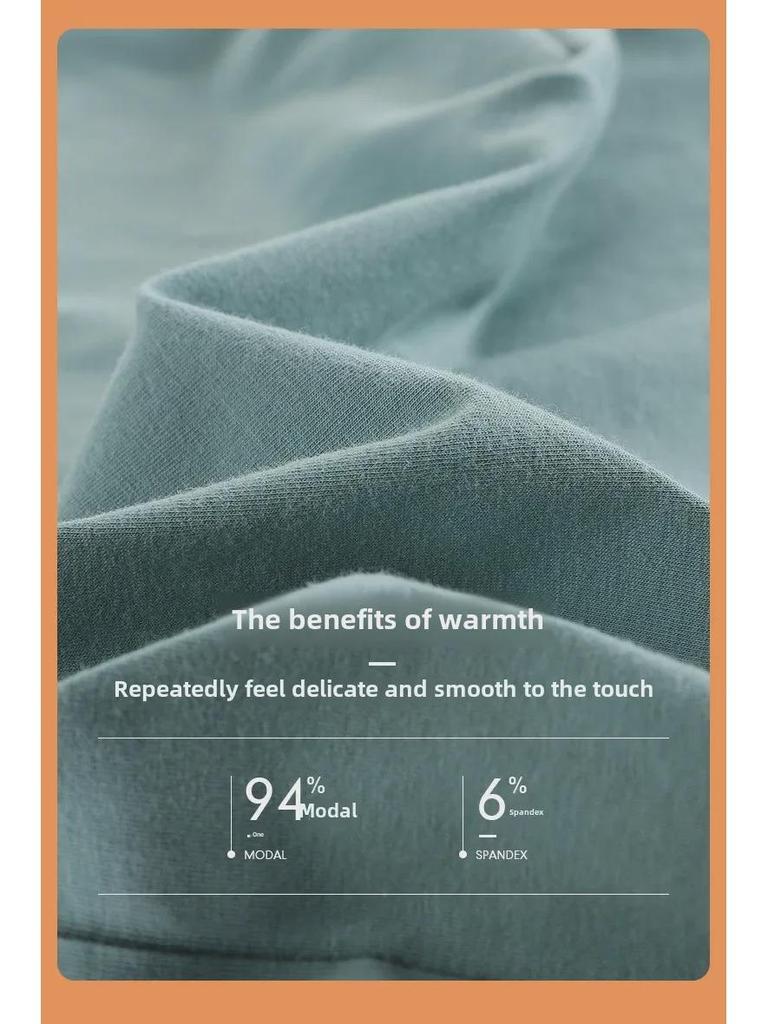 Zhuojia Women's Modal Thermal Underwear Set - Slim, Sexy, Ultra-Thin, Tight-Fit Autumn Top & Bottom.