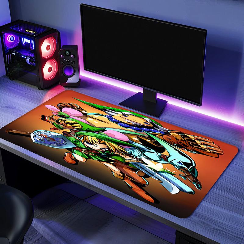 Cartoon Z-Zeldas Mouse Pad - Non-Slip Rubber Base, Smooth Surface for Work,Gaming,Office,And Home Use, Desk Mouse Pad