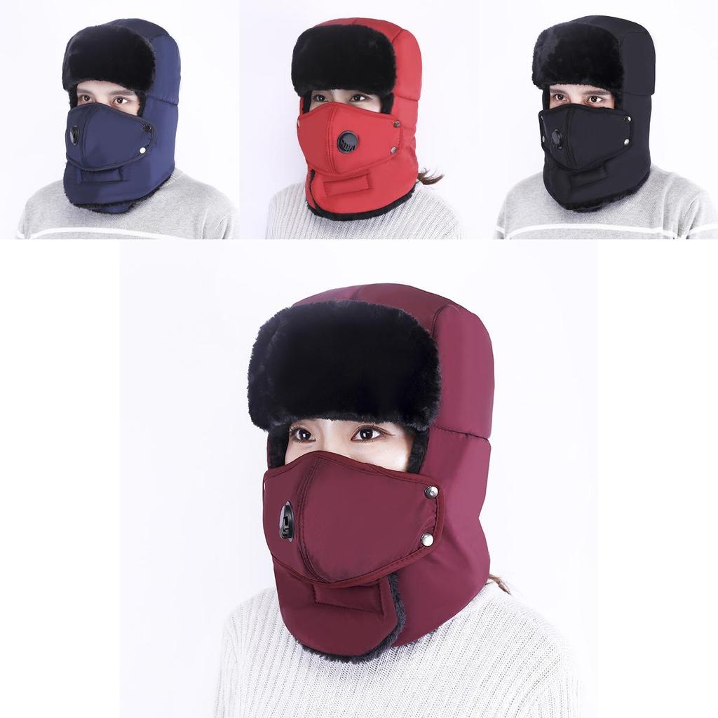 Anti-wind Winter Ear Cover Hat For Cycling With Thick Fleece Padding For Unisex Outdoor Use