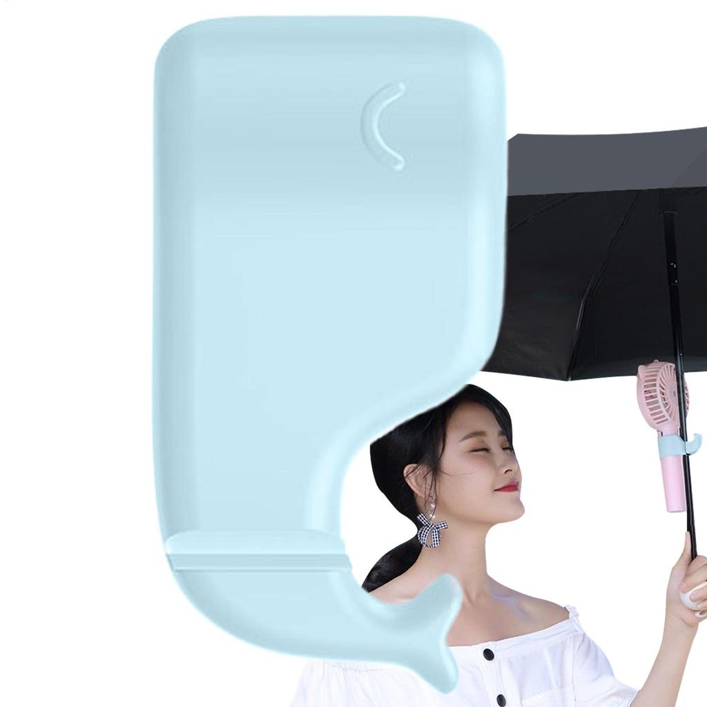 Umbrella Fan Holder Parasols Handlehd Cooler Holder Non-Slip Fan Fixation Clip for Umbrella for Workplace Outdoors Home