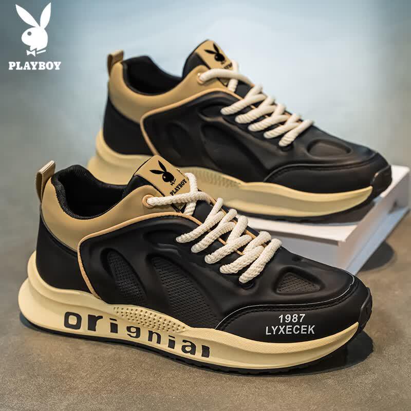 PLAYBOY Men s Chunky Platform Casual Sneakers 42