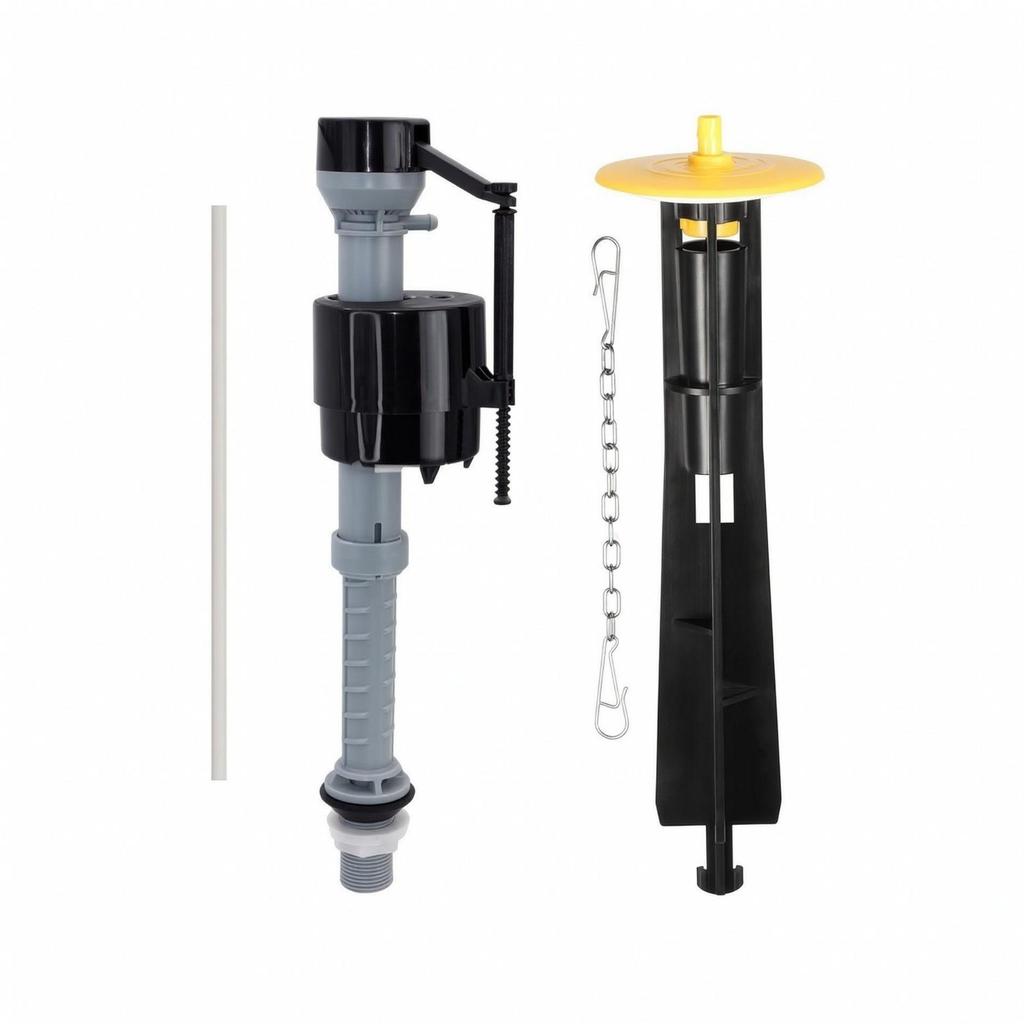 Toilet Repair Kit Quiet Ballcock Valve Long-Lasting for Property Managers