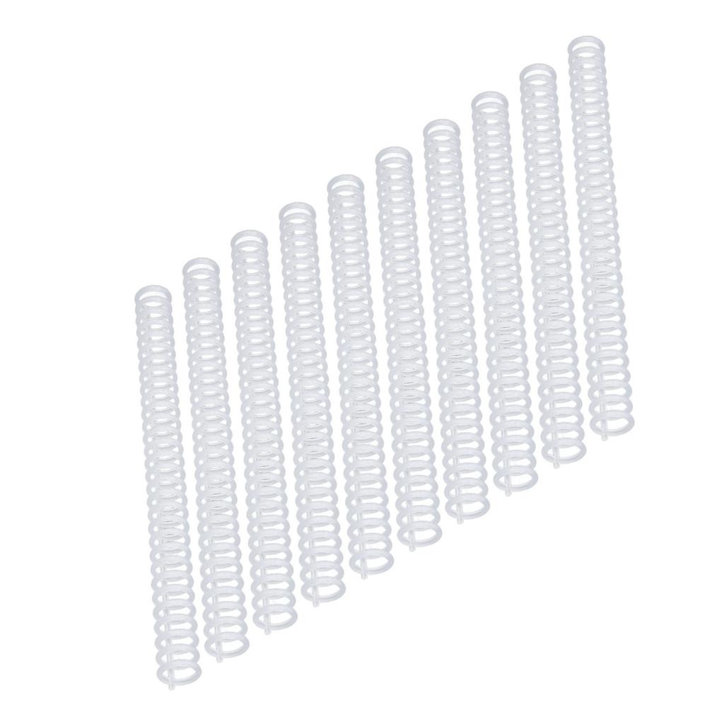 10 Stück Bindekämme 19mm 30 Ringe 150 Blatt Kapazität Plastikkämme Bindespiralen für A4 B5 A5 Papier