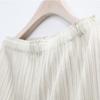 Shiz Madam Two Tone Pleated Gaurie Top And Bottom Set