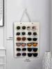 1pc Sunglasses Storage Organizer,Holds 12 pairs of eyeglasses,  Hanging Glasses Display Rack,Versatile Wall-Mounted Glasses Hold