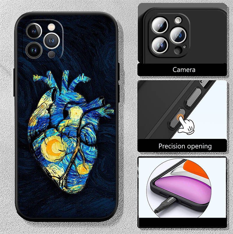 Calm Heart Neue Handyhülle für Redmi Note 8 9 10 11 11S 10C 10X 10A 10T 9A 9C 9T 9S 8T Pro Max Plus Prime