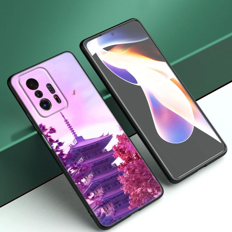 Umělecký Pixel Estetický Obal na Telefon Pro Xiaomi Mi A2 8 9 SE Note 10 10T 11 12 Lite 9T 11T 12S 12T Pro A3 6X 12X Měkký TPU Černý Kryt