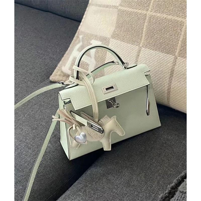 Mini Bag Women Palm Print Genuine Leather Handbag Crossbody Shoulder Trendy