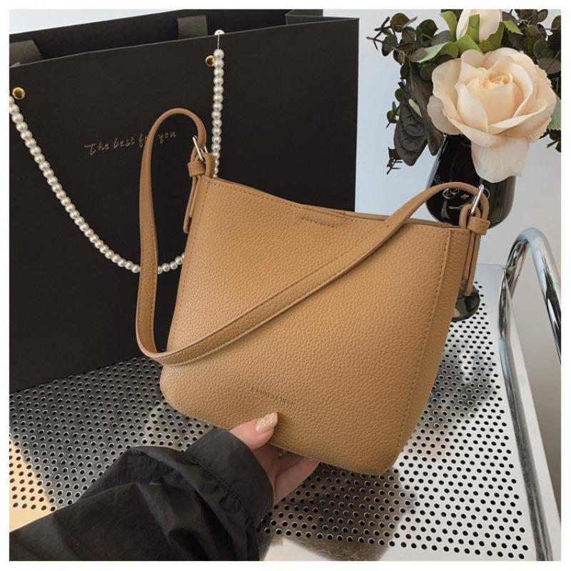 Tasche Damen Frühling und Sommer 2025 neu Litschi-Muster große Kapazität Kinder- und Mutter-Eimer-Tasche modisch vielseitig Einzel Schulter Crossbody