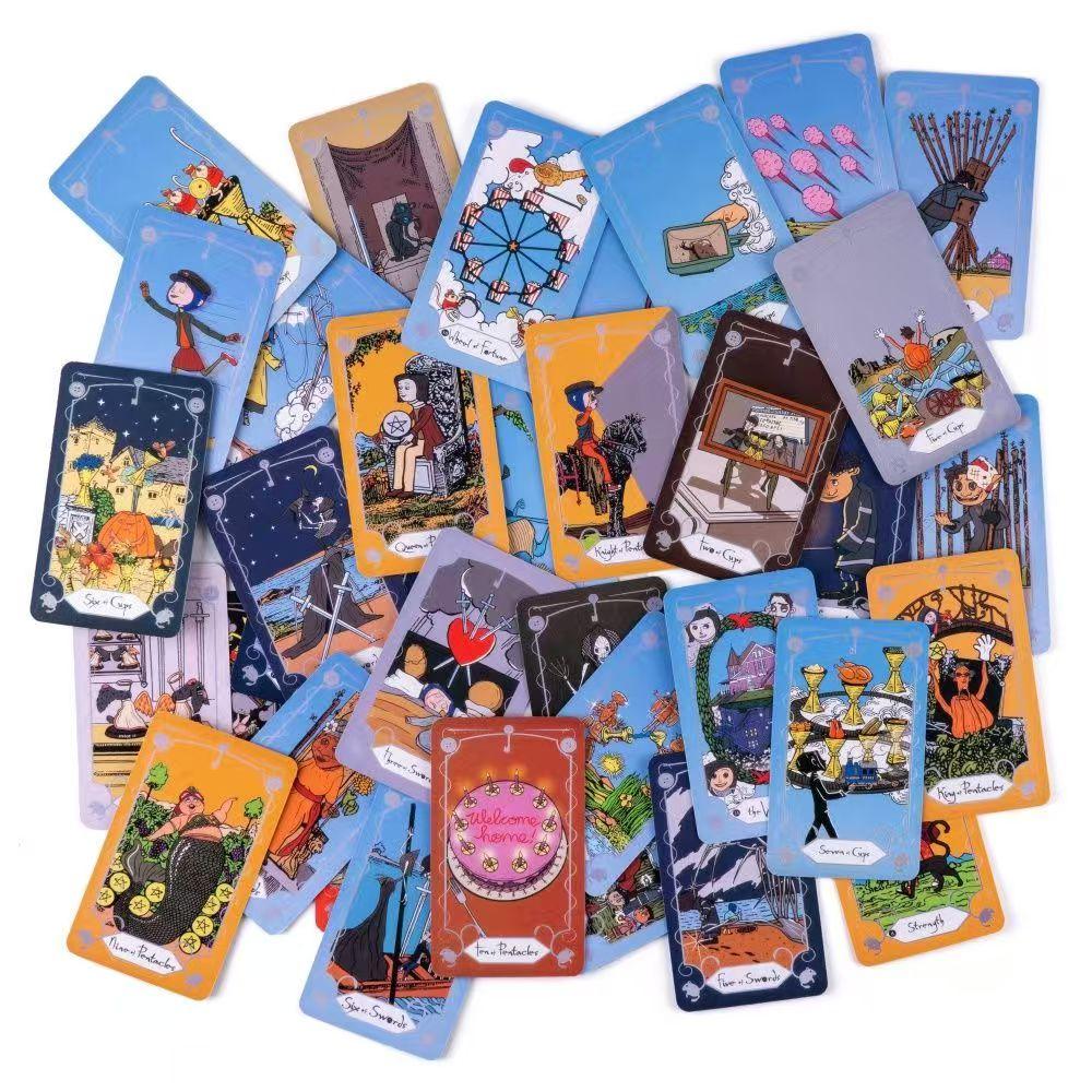The OTHER Tarot 78 Pcs Tarot Cards Based On Rider System The Key That Opens The Door To The Coraline World 10.3*6cm
